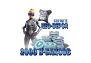Fortnite: 2000 В-баксов + комплект "Нео Верса" (код) [PS4]
