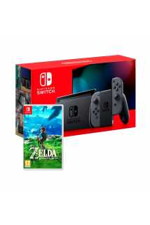 Комплект Nintendo Switch 2019 (серый) + The Legend of Zelda: Breath of the Wild