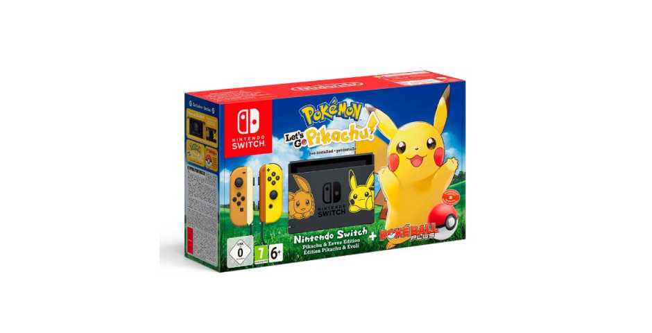 Nintendo Switch Let's Go Pikachu Limited Edition