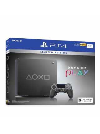 PlayStation 4 Slim 1TB Days of Play Limited Edition (Steel Grey)