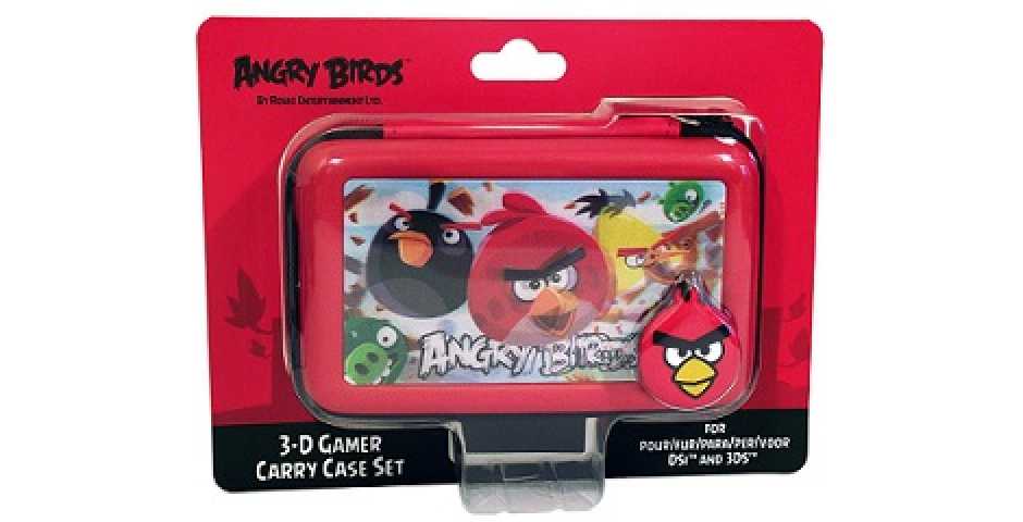 Чехол для приставки Nintendo 3DS DSI ANGRY BIRDS (красный)