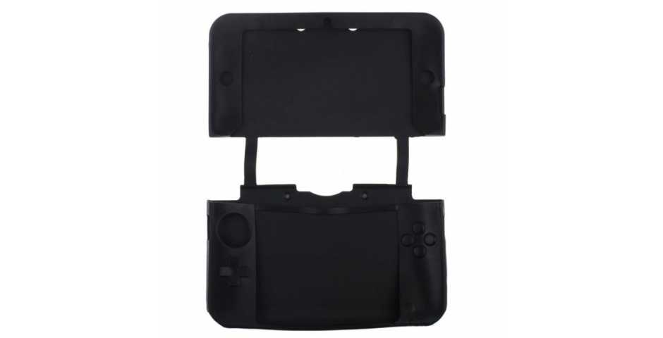 Силиконовый чехол (Nintendo New 3DS XL) (Black)