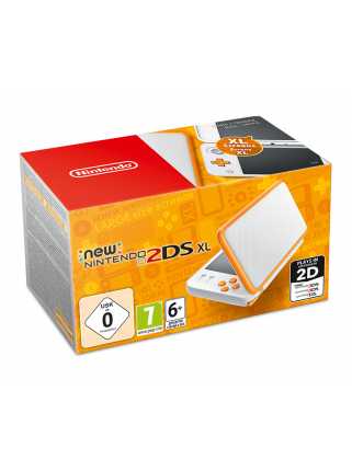 New Nintendo 2DS XL (белый + оранжевый)
