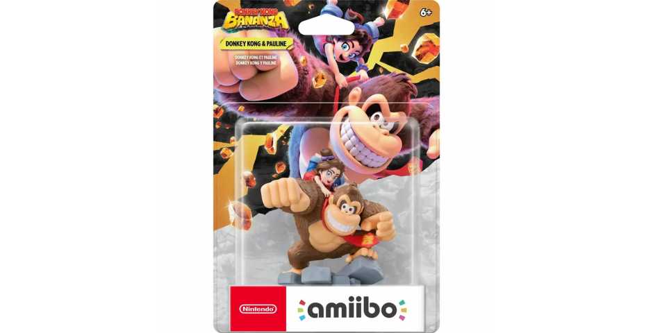 Фигурка amiibo - Donkey Kong & Pauline (коллекция Donkey Kong Bananza)