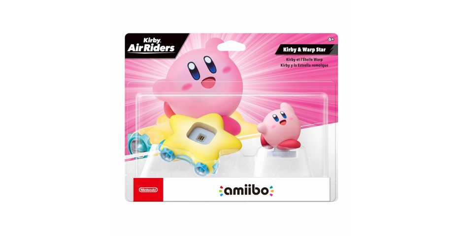 Фигурка amiibo - Kirby & Warp Star (коллекция Kirby Air Riders)