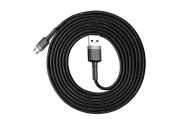 Кабель Baseus Cafule Cable USB для MicroUSB (2A, 3m, grey-black)