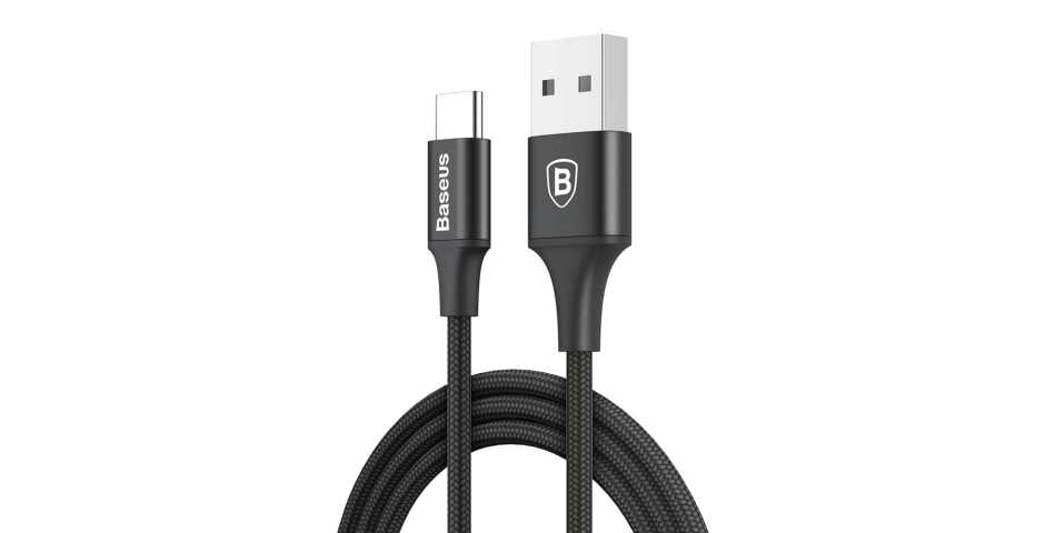 Кабель Baseus Rapid Series Type-C Cable USB для USB Type-C (1m, черный)
