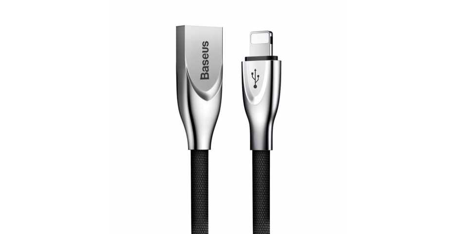Кабель Baseus Zinc Alloy Cable USB для iP (черный)
