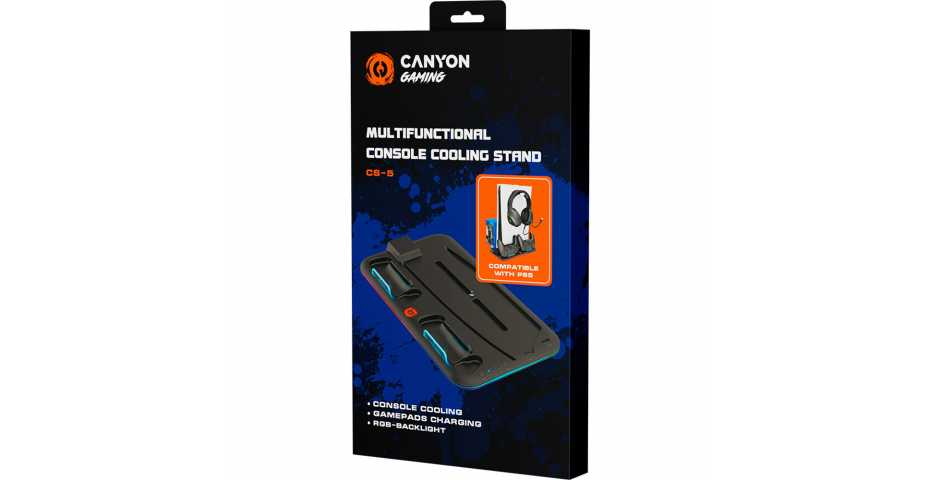 Многофункциональная подставка Canyon CS-5 (CND-CSPS5B) [PS5]