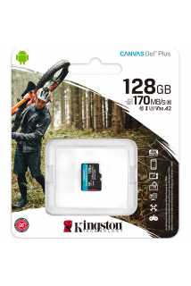 Карта памяти Kingston Canvas Go! Plus microSDXC [128GB] (без адаптера)