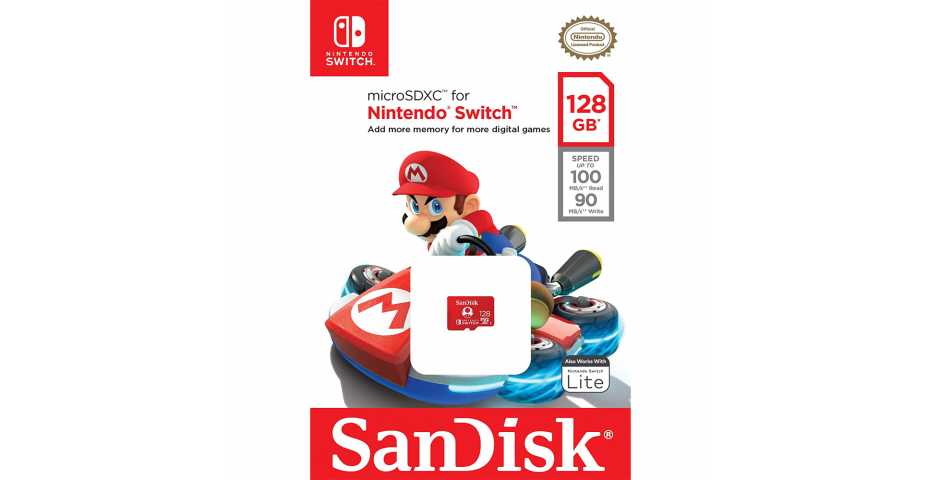 Карта памяти SanDisk microSDXC for Nintendo Switch [128GB]