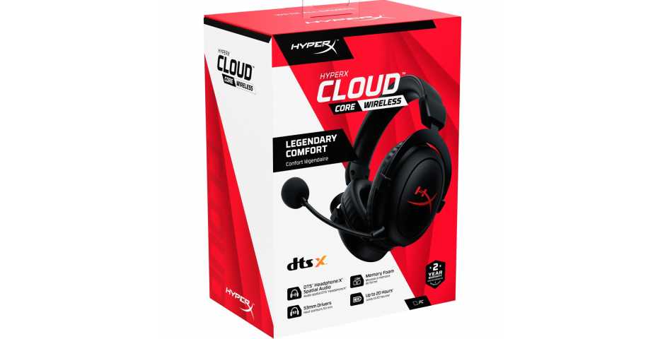 Гарнитура HyperX Cloud Core Wireless