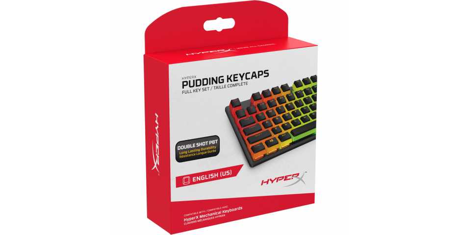 Кейкапы HyperX Pudding Keycaps (Black)