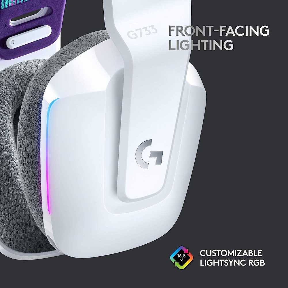 Гарнитура Logitech G733 LIGHTSPEED (White) - купить в Минске, цены