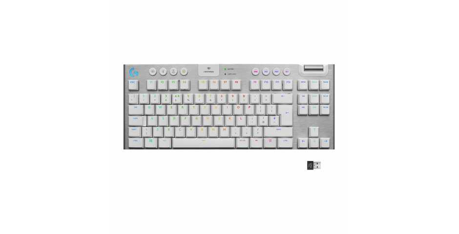 Клавиатура Logitech G915 TKL (GL Tactile, White, RUS)