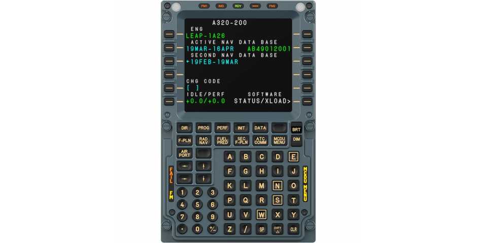 Дисплей бортового компьютера MOZA MA3F Flight Computer Display