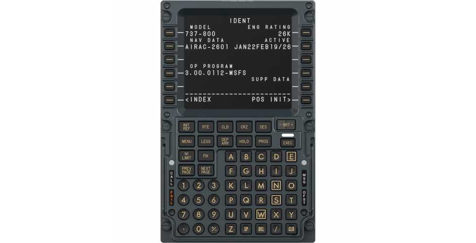 Дисплей бортового компьютера MOZA MB7F Flight Computer Display