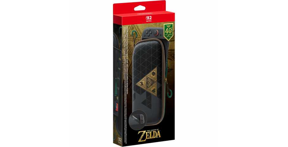 Чехол и защитная пленка для Nintendo Switch 2 (The Legend of Zelda 40th Anniversary Edition)
