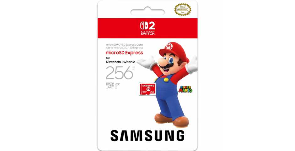 Карта памяти Samsung microSD Express для Nintendo Switch 2 [256GB]