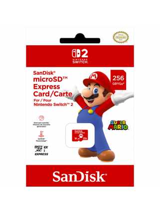 Карта памяти SanDisk microSD Express для Nintendo Switch 2 [256GB]