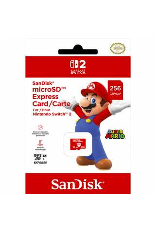 Карта памяти SanDisk microSD Express для Nintendo Switch 2 [256GB]