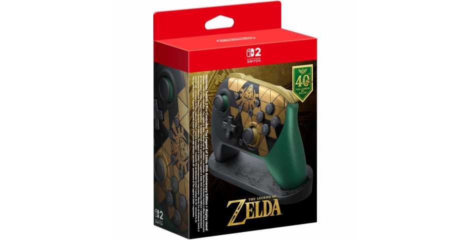 Контроллер Nintendo Switch 2 Pro Controller (The Legend of Zelda 40th Anniversary Edition)