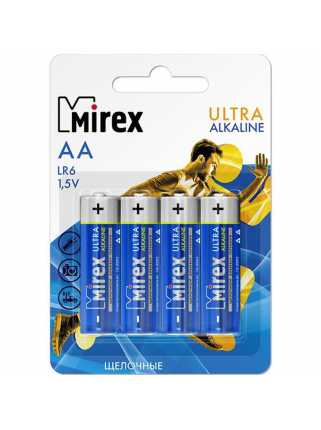 Батарейки Mirex Ultra Alkaline (AA, 4 шт)