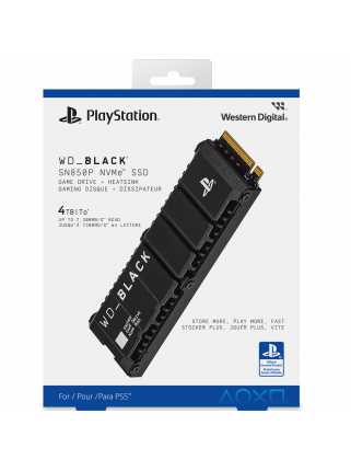 Твердотельный накопитель WD_Black SN850P (4TB) для PS5
