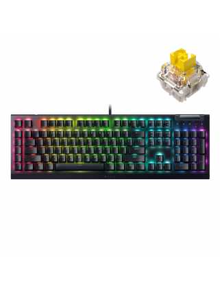 Клавиатура Razer BlackWidow V4 X (Yellow Switch) Black