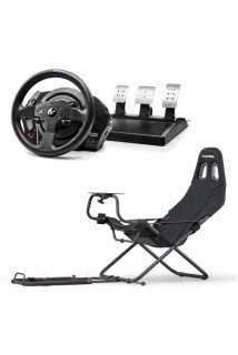 Гоночный комплект: кресло Playseat Challenge + руль и педали Thrustmaster T300 RS GT