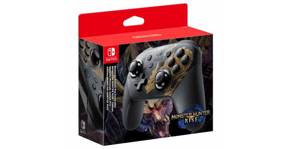 Контроллер Nintendo Switch Pro Controller - Monster Hunter Rise Edition