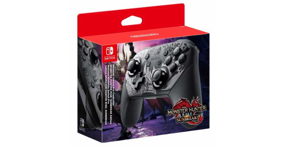 Контроллер Nintendo Switch Pro Controller - Monster Hunter Rise: Sunbreak Edition