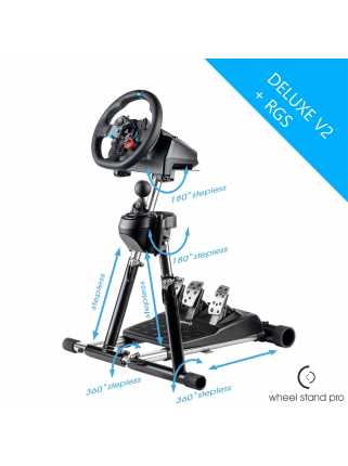 Wheel Stand Pro Deluxe V2 (Logitech G29/G920/G27/G25) + RGS