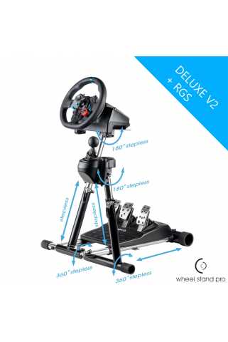 Wheel Stand Pro Deluxe V2 (Logitech G29/G920/G27/G25) + RGS