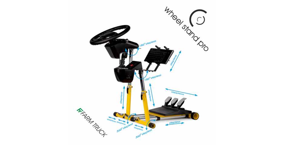 Подставка для руля Wheel Stand Pro Farm Truck (Yellow)