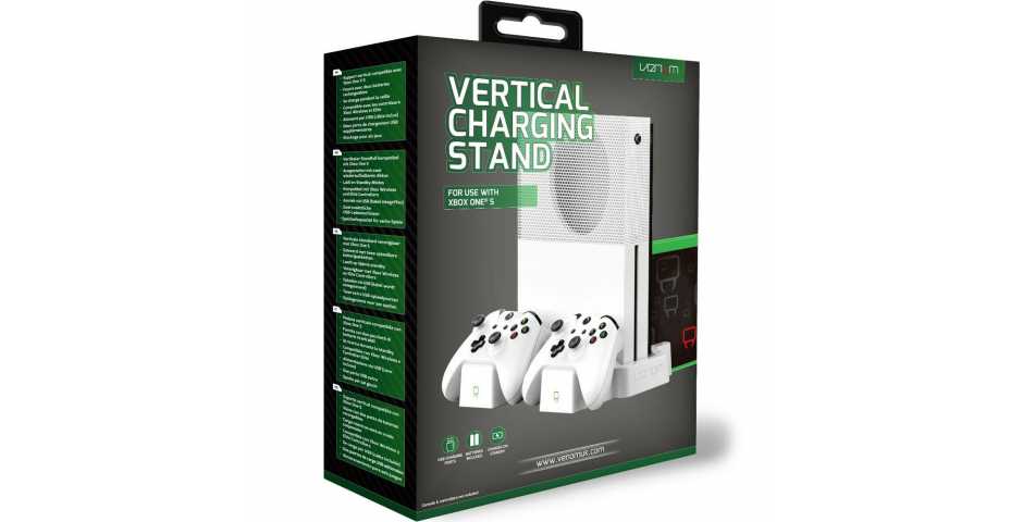 Заряжающий стенд Venom Vertical Charging Stand (белый) [Xbox One]