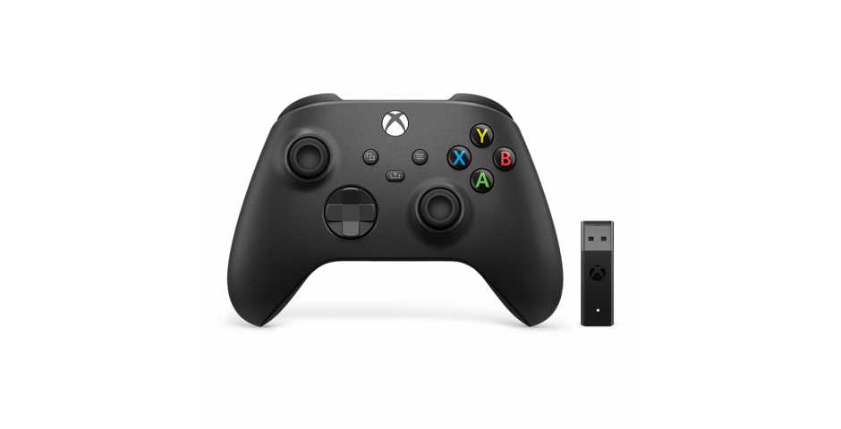 Геймпад Xbox Series (Carbon Black) + беспроводной адаптер для Windows 10