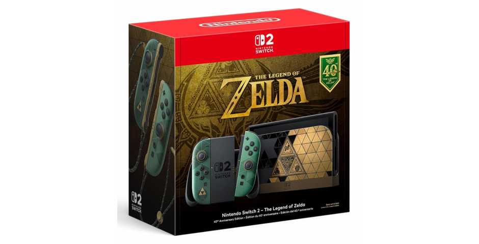 Nintendo Switch 2 The Legend of Zelda 40th Anniversary Edition