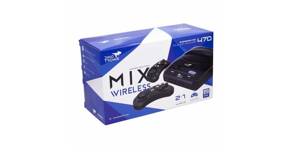Dinotronix Mix Wireless (8 bit + 16 bit) + 470 игр