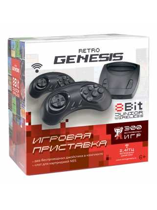 Retro Genesis 8 Bit Junior Wireless + 300 игр