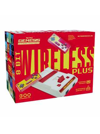 Retro Genesis 8 Bit Wireless Plus + 300 игр