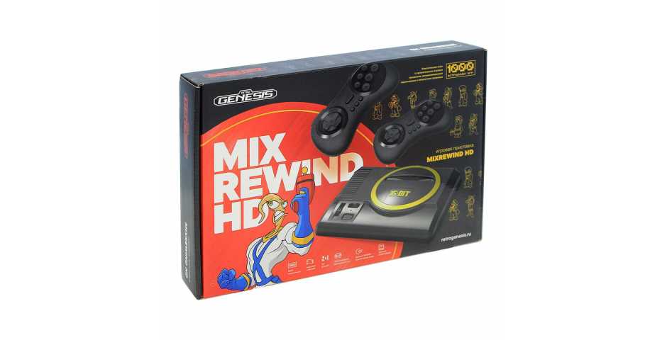 Retro Genesis MixRewind HD + 1000 игр