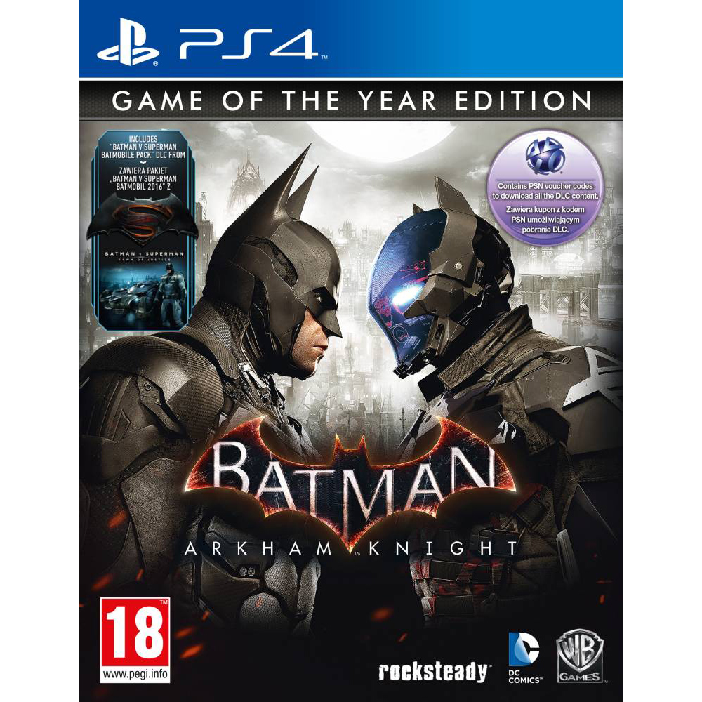 Batman: Arkham Knight - Game of the Year Edition [PS4] - купить в Минске,  цены