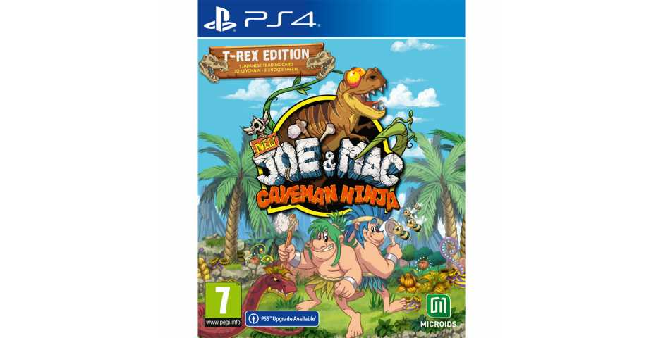 New Joe & Mac - Caveman Ninja T-Rex Edition [PS4]