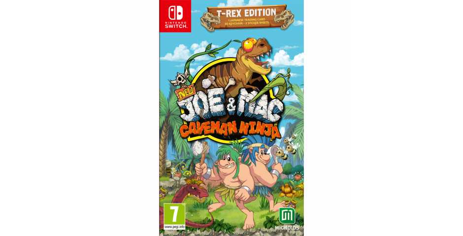 New Joe & Mac - Caveman Ninja T-Rex Edition [Switch]