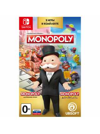 Monopoly + Monopoly Переполох [Switch, русская версия]