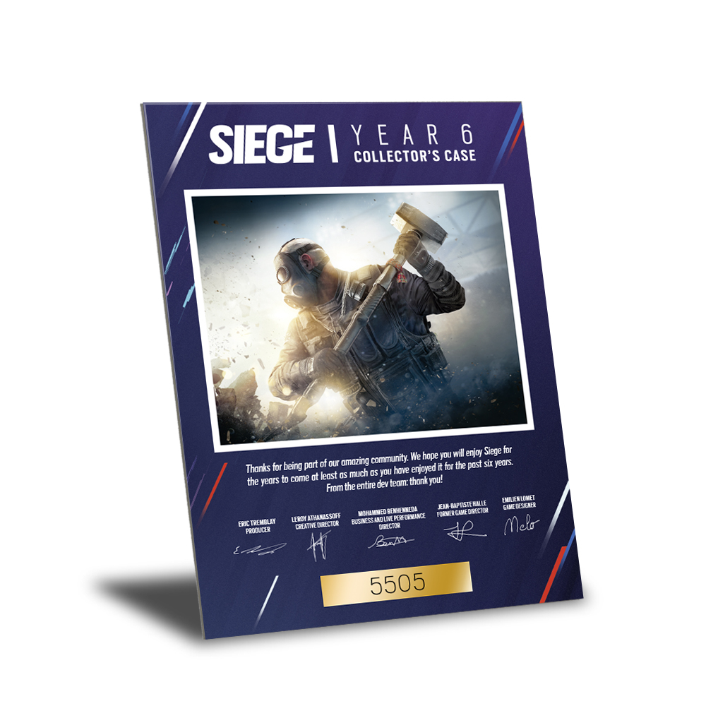 Tom Clancy's Rainbow Six Siege Year 6 Collector's Case (Без игры