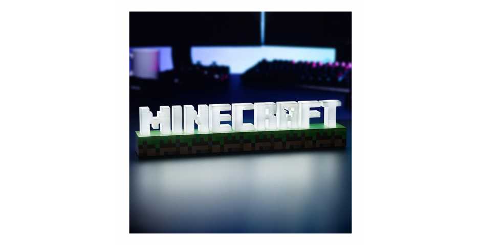 Светильник Minecraft Logo Light