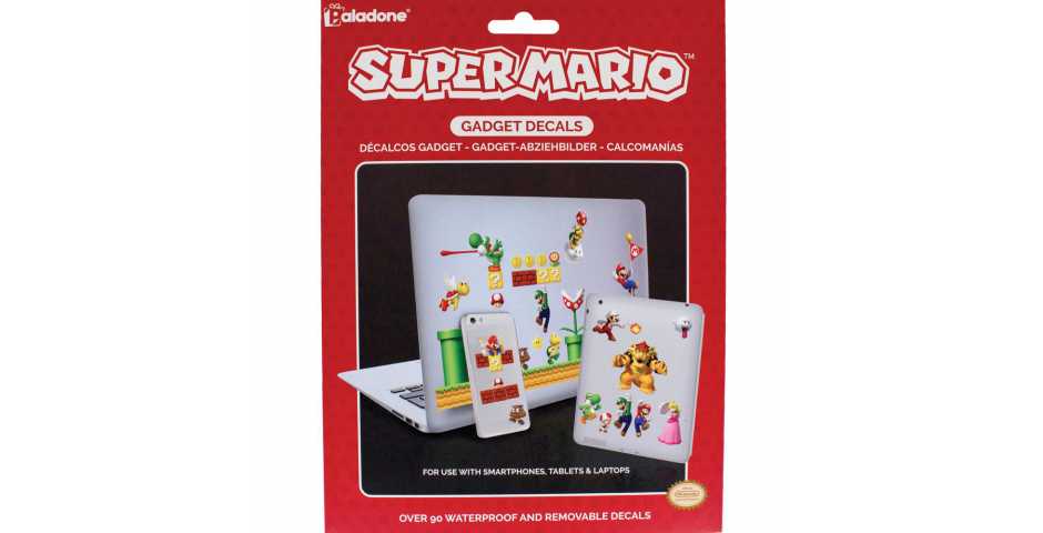 Набор наклеек Super Mario Gadget Decals