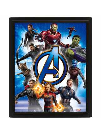 Постер 3D Avengers: Endgame (Avengers Unite)